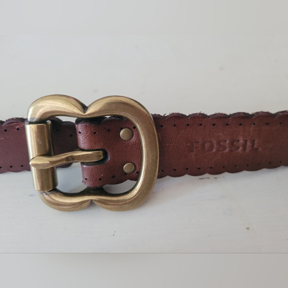 Womens Fossil leather belt